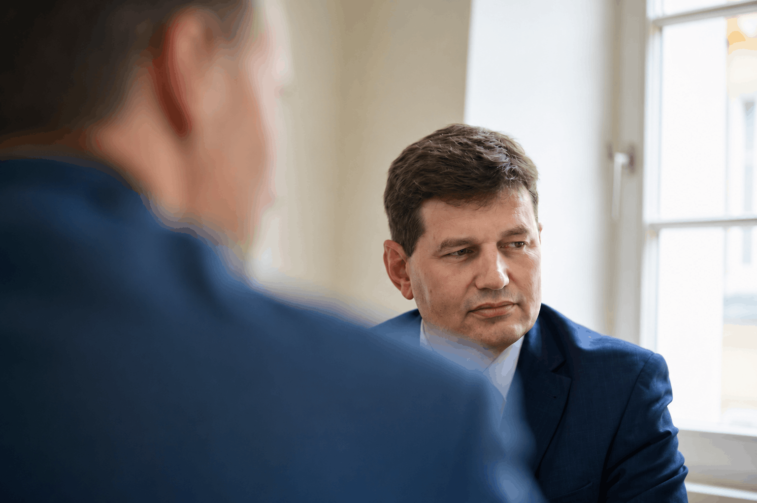 Michael Eckert im Gespräch